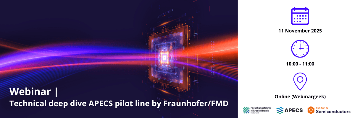 Webinar  Technical deep dive APECS pilot line by Fraunhofer/FMD