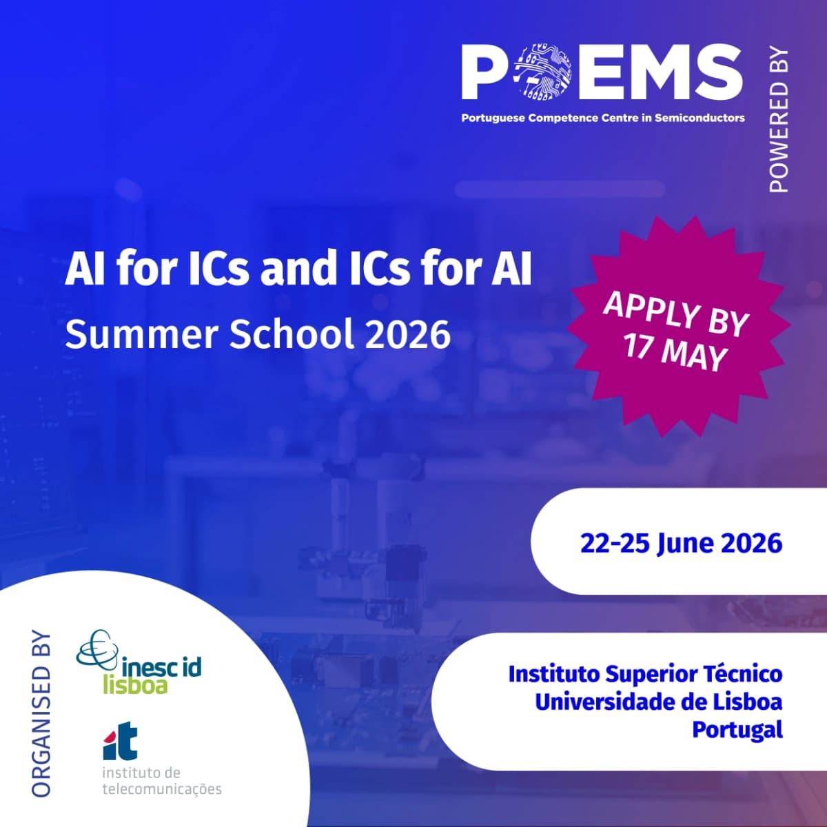 Summer School - Artificial Intelligence for Integrated Circuits and ICs for AI
